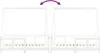 VidaXL 834457, Biały, Drewno, 70 x 140 mm, 1 szt. Podgląd zdjęcia produktu 8