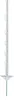 Electra Kunststoffpfahl 150 cm mit Doppeltritt - weiß - 10 Produktbild-Vorschau 2