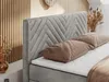 MKS MEBLE Boxspringbett 200x200 mit Bettkasten Matratze H3 Produktbild-Vorschau 3