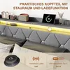 Postel s čalúneným rámom, 160x200 cm, s hydraulickým Náhľad obrázku produktu 7