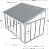 Juskys Wintergarten 12 m² - mit kristallklaren Wänden, Produktbild-Vorschau 11