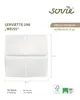 MANK Serviette in Weiß aus Linclass® Premium 40 x 40 cm, 50 Produktbild-Vorschau 2