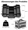 Wiltec Alu Transportkoffer, Aufbewahrungskoffer mit 2 Produktbild-Vorschau 3
