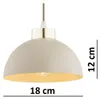 KAR LIGHTING Pendellampe 3-flammig Beige – Moon Ecru Produktbild-Vorschau 4