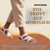 Skechers Lifted Comfort 163252-WHT, sandalias, para mujer, Vista previa de la imagen del producto 6