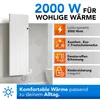 BELVIT Elektroheizkörper 2000 W Mattweiß mit Smart WLAN und Produktbild-Vorschau 4