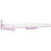 vidaXL Wandregale 4 Stk. Artisan-Eiche 60x30x1,5 cm Produktbild-Vorschau 7