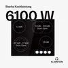 Klarstein Glaskeramik Kochfeld, Einbau-Kochfeld mit 4 Produktbild-Vorschau 3