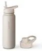 Trink Flasche Edelstahl 750ml Thermoflasche Sport Gym Produktbild-Vorschau 1