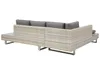 BELIANI Gartenmöbel Set Grau und Beige Rattan Aluminium Produktbild-Vorschau 8