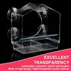 Vogelfutterstation Transparent Fenster Vogelhäuschen für Produktbild-Vorschau 5