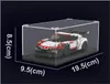 A toy sports car displayed inside a clear acrylic case on a black base. Voir les images du produit