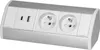 Povrchová zásuvka ORNO OR-GM-9039/W-G, rohové pouzdro, 2x Náhled obrázku produktu 1