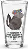 Mr. & Mrs. Panda Bierglas Stinktier Mädchen - Transparent - Produktbild-Vorschau 1