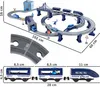 WOOPIE Electric Railway Car Track Police Station Helicopter Produktbild-Vorschau 12