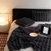 Cozyglam zachte pluizige beddeken grijs Productafbeelding-voorbeeld 5