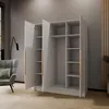 Drehtürenschrank PAVIA 150 cm Moderner Kleiderschrank mit Produktbild-Vorschau 2