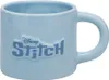 A light blue ceramic mug with the Disney Stitch logo embossed on the side. Anteprima dell’immagine prodotto