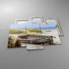 Bild auf Leinwand - Leinwandbild - 3 Teile - Strand Möwen Produktbild-Vorschau 2