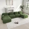 MODFU 4-Sitzer Ecksofa Cord,Modulares Sofa mit Geschwungene Produktbild-Vorschau 2