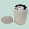 Relaxdays Pouf in velluto, pouf con vano portaoggetti, Anteprima dell’immagine prodotto 5