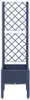 vidaXL Fioriera con traliccio blu-grigio 40x40x142 cm PP Anteprima dell’immagine prodotto 3