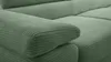 AX LIVING Salbeigrün Cord Couch L Form – Arborio R Produktbild-Vorschau 4