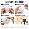 Solar Lichterkette 30 LED Lampions warmweiß – 6,5 m Garten Produktbild-Vorschau 4