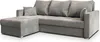 A grey sectional sofa with a chaise lounge is shown against a white background. Produktbild-Vorschau