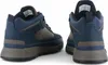 Two pairs of blue and beige Timberland boots are shown from the back on a white background. Produktbild-Vorschau