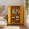 Lendo Online Lockerkast Metaal 90x50x180 cm Geel Productafbeelding-voorbeeld 3