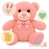 Bambly, Knuffelbeer, Pluche Knuffel, Roze, 15 cm Productafbeelding-voorbeeld 10
