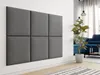 Čalúnený panel 60x60 PAG - šedý Náhľad obrázku produktu 1