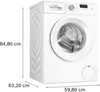 Bosch Serie 8 WGE0241H Waschmaschine Frontlader 7 kg 1400 Produktbild-Vorschau 4
