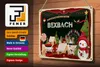 Blechschild Weihnachten Grüße aus BEXBACH 30x20cm Produktbild-Vorschau 3
