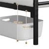 Yaheetech rama łóżka metalowe łóżko dla 160 x 200 cm rama Podgląd zdjęcia produktu 5