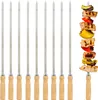 BBQ-Toro špízy z nerezové oceli s dřevěnou rukojetí (10 Náhled obrázku produktu 1