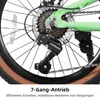 Joystar Kinder-Mountainbike 20 Zoll für Kinder ab 7 Jahren Produktbild-Vorschau 5