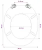vidaXL Toilettensitz MDF Deckel Delfine Produktbild-Vorschau 7