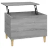 vidaXL Couchtisch Grau Sonoma 60x44,5x45 cm Holzwerkstoff Produktbild-Vorschau 1