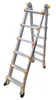 WORHAN rebrík 562 cm hliníkový teleskopický rebrík skladací Náhľad obrázku produktu 1