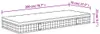vidaXL Matratze Bonnell-Federkern Mittel 70x200 cm Produktbild-Vorschau 7
