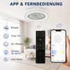 Smart Deckenventilator mit Licht und Fernbedienung Produktbild-Vorschau 5