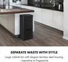 KlarsteinRoyal Trash Matte Black, kosz na śmieci z Podgląd zdjęcia produktu 2