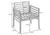 Gartengarnitur HWC-E99b, Sitzgruppe Balkon-Set Lounge-Set, Produktbild-Vorschau 11