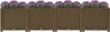 vidaXL Podwyższone łóżko 160x40x38 cm Polipropylen Podgląd zdjęcia produktu 3