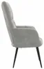 Sillón de relax de vidaXL, color gris claro, tapizado en Vista previa de la imagen del producto 11