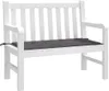 vidaXL Vankúš na záhradnú lavicu antracit 100x50x4 cm Náhľad obrázku produktu 3