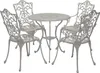 DEGAMO Gartenset in Jugendstiloptik 5-teilig, Aluminium Produktbild-Vorschau 1