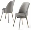 Skye Decor, Pefa - Grey, Chrome, Stuhlset (2 Stück), Grau, Produktbild-Vorschau 2